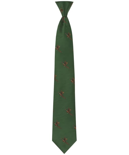 Men's Soprano Small Pheasants Tie - Green