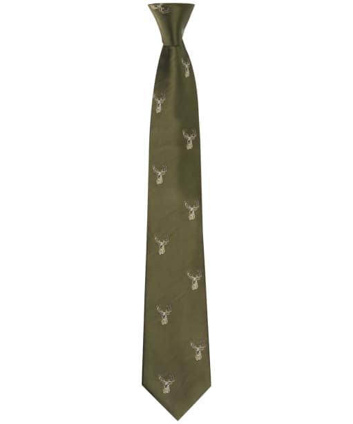 Men's Soprano Stags Head Tie - Green
