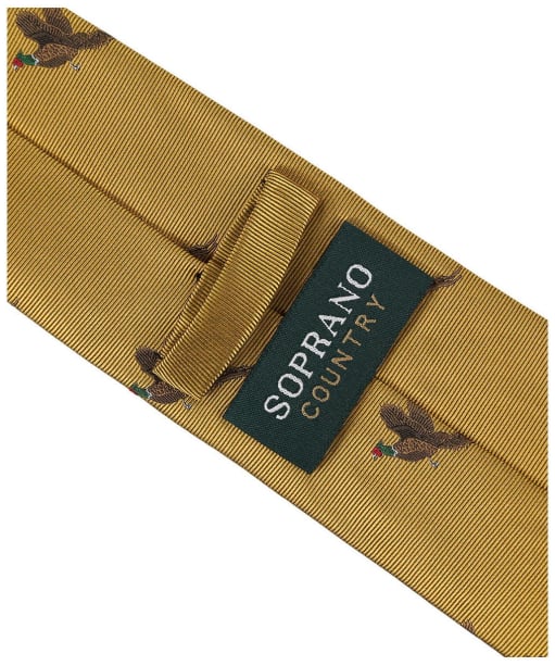 Men's Soprano Small Pheasants Tie - Gold