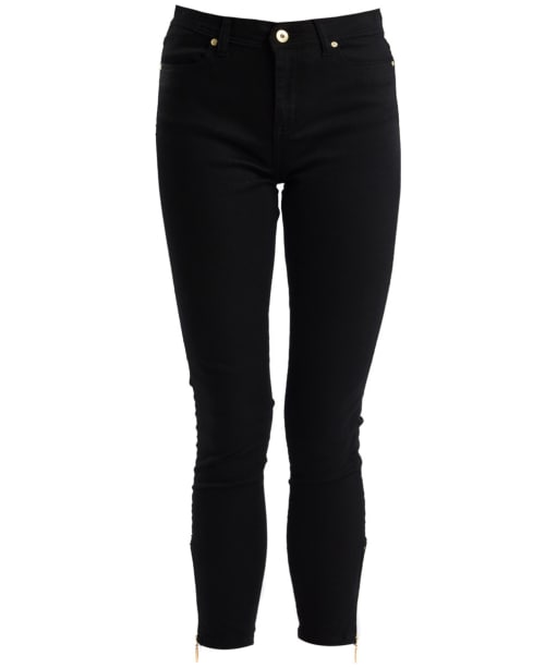 Women’s Barbour International Durant Cropped Jeans - Black