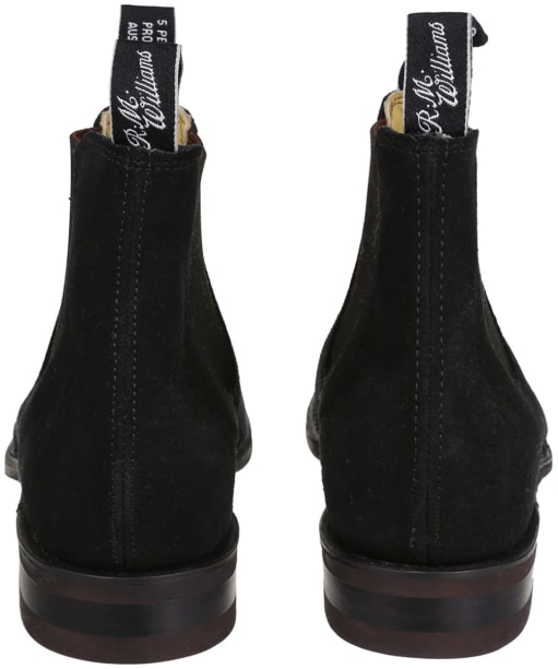 Men’s R. M. Williams Comfort Craftsman Suede Boots - G Fit - Black