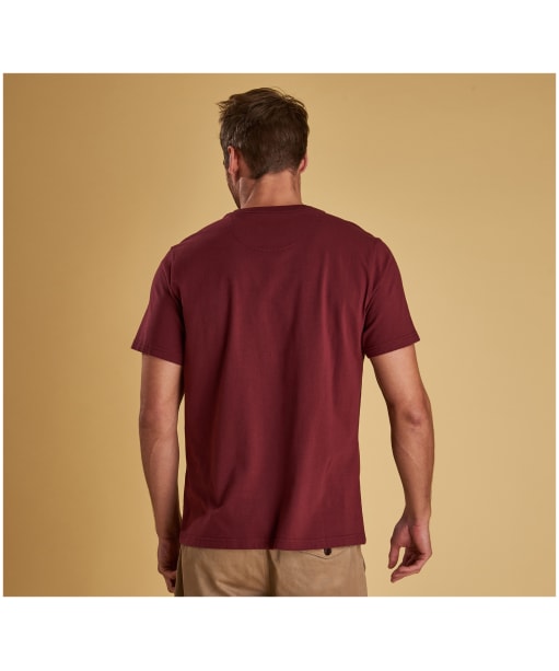 Men's Barbour Sports Tee - Ruby