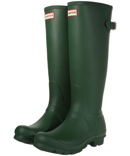 Women's Hunter Original Back Adjustable Wellington Boots - Hunter Green