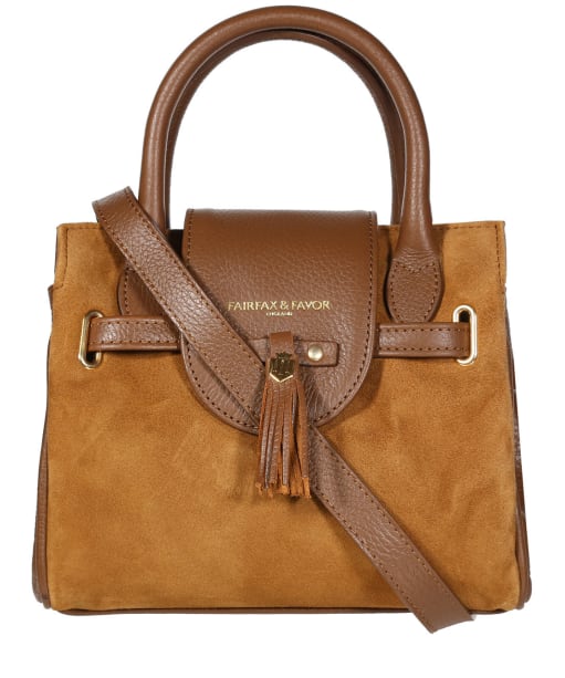 Women’s Fairfax & Favor Mini Windsor Handbag - Tan Suede