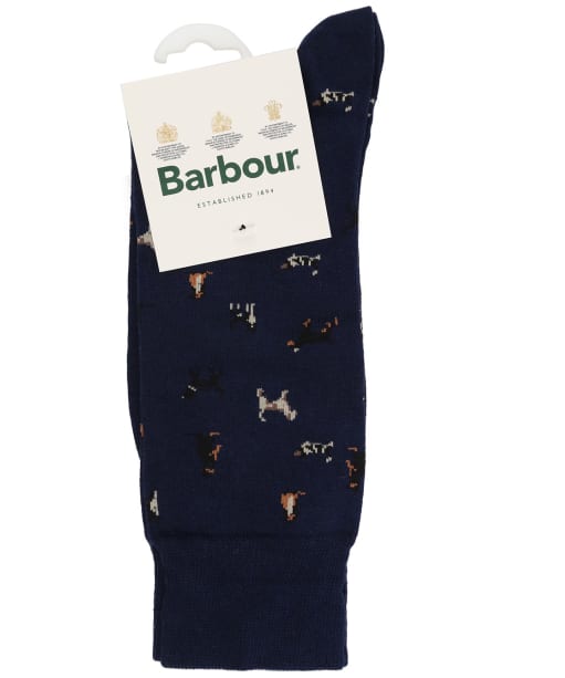 Men's Barbour Mavin Socks - Mid Blue / Dog