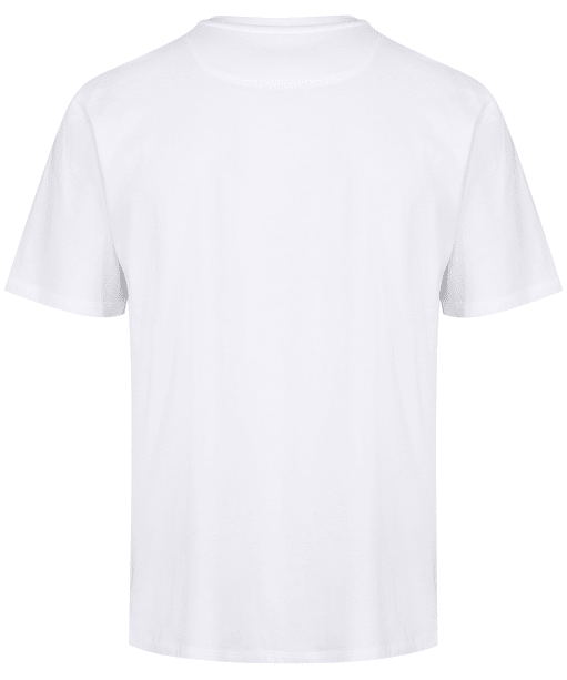 Men's R.M. Williams Parson T-Shirt - White / Chestnut