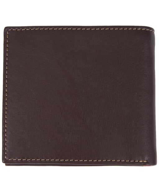 Men’s Barbour Elvington Leather Billfold Coin Wallet - Brown / Tan
