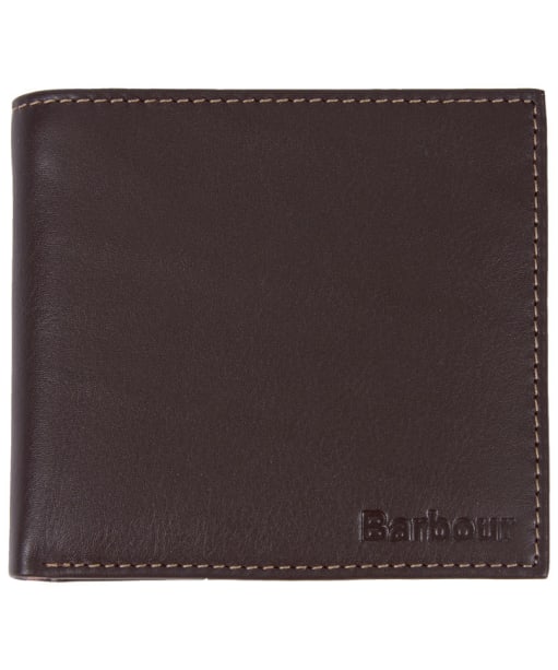 Barbour leather coin wallet sale