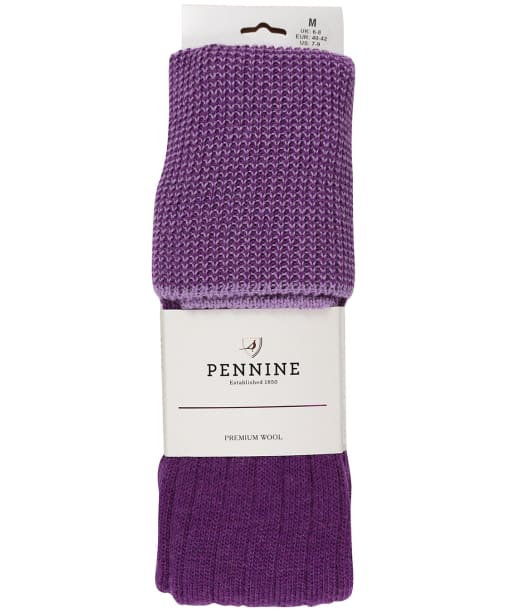 Men's Pennine Chiltern Shooting Socks - Purple