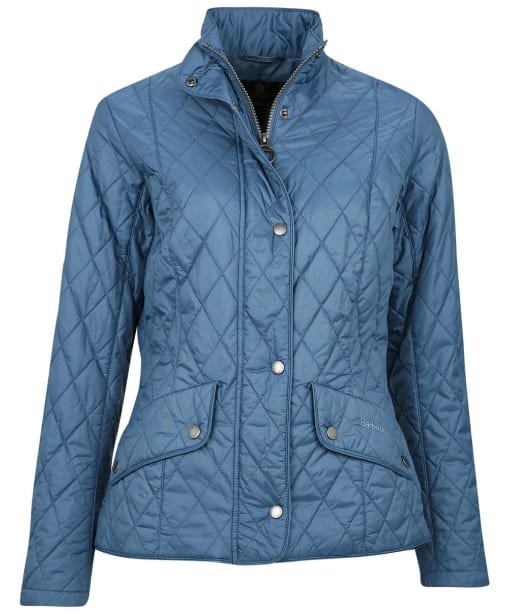 Women's Barbour Flyweight Cavalry Quilted Jacket - China Blue