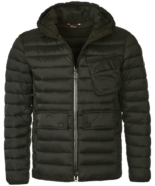 Men s Barbour International Ouston Hooded Quilted Jacket
