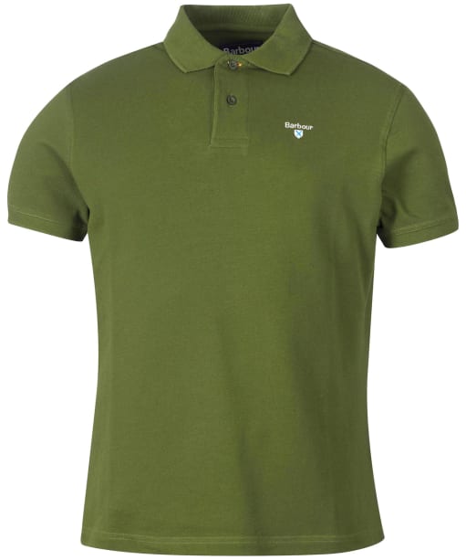Men's Barbour Sports Polo 215G - Rifle Green