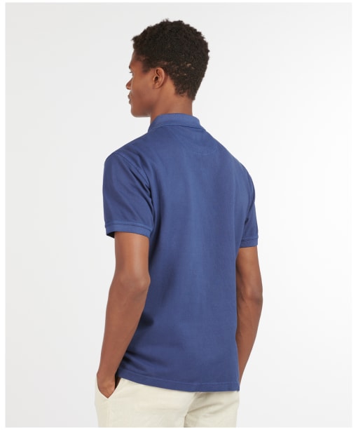 Washed Sports Polo - Navy