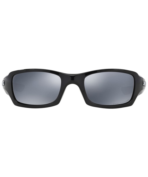 Oakley Fives Squared® Black Iridium Polarized Sunglasses - Polished Black