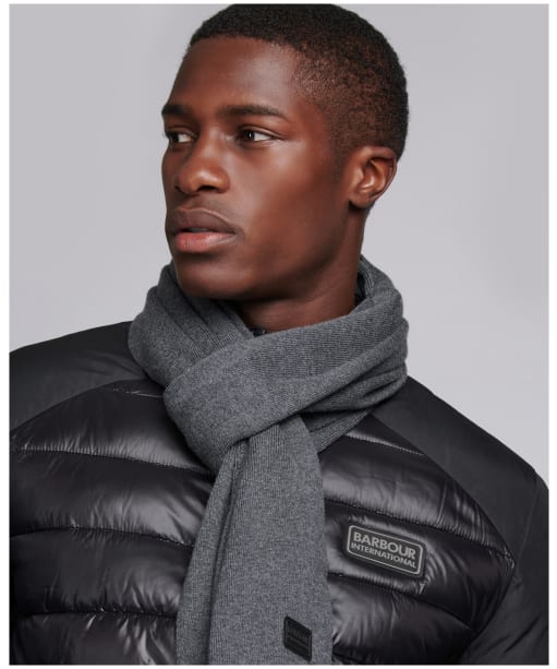 Barbour International Sensor Scarf - Grey Marl