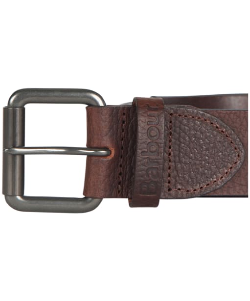 Barbour Allaton Leather Belt - Dark Brown Leather