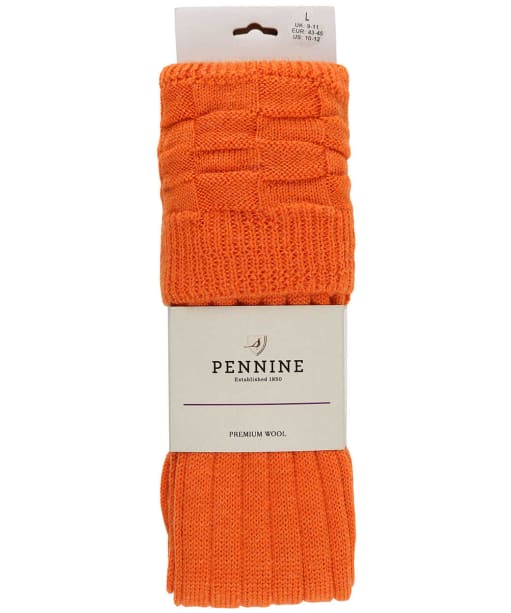 Pennine Portland Wool Socks - Spice