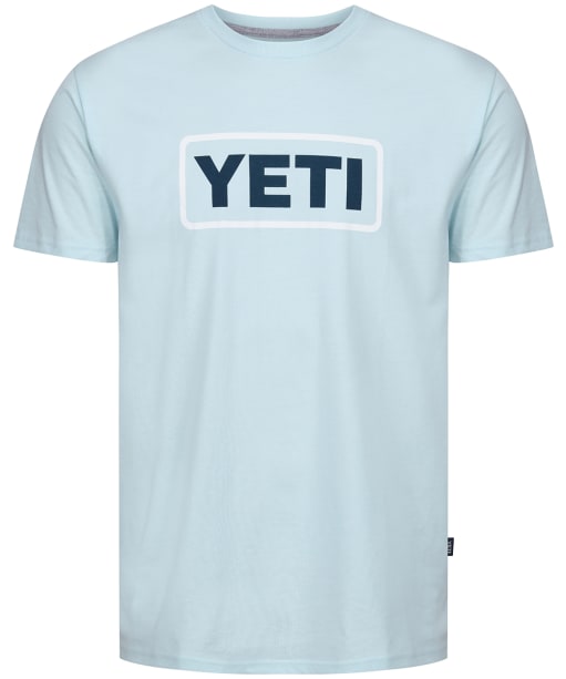 YETI Logo Badge Short Sleeve T-Shirt - Light Blue