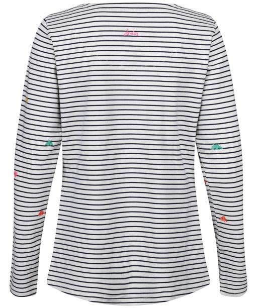 Women’s Joules Harbour Embroidered Top - Multi Bees Stripe