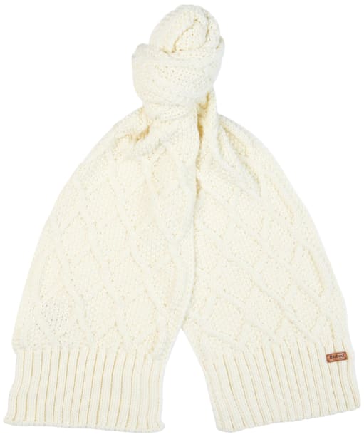 Barbour Ridley Beanie And Scarf - Cream