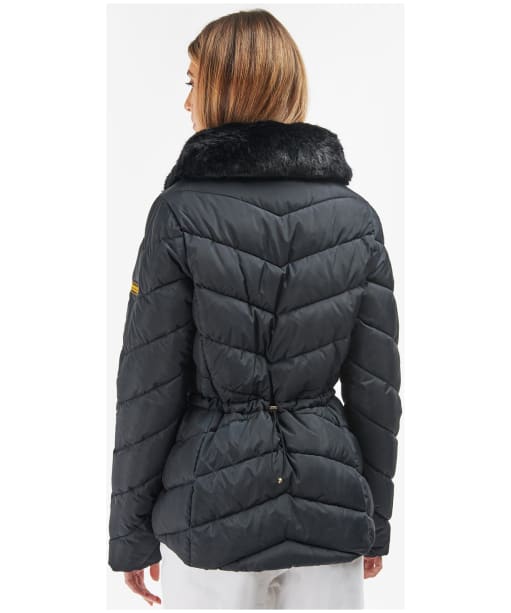 Women's Barbour International Santa Rosa Quilted Jacket - Black