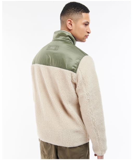 Men's Barbour Axis Fleece Jacket - Ecru