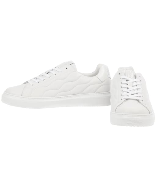 Men's Barbour International Glendale Casual Trainers - White
