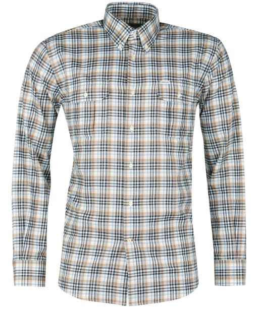 Men's Barbour Eastwood Thermo Weave Shirt - Stone