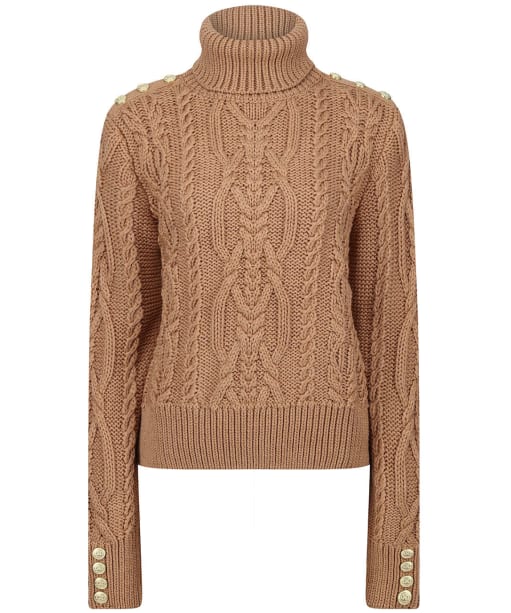 Women's Holland Cooper Belgravia Cable Knit - Camel
