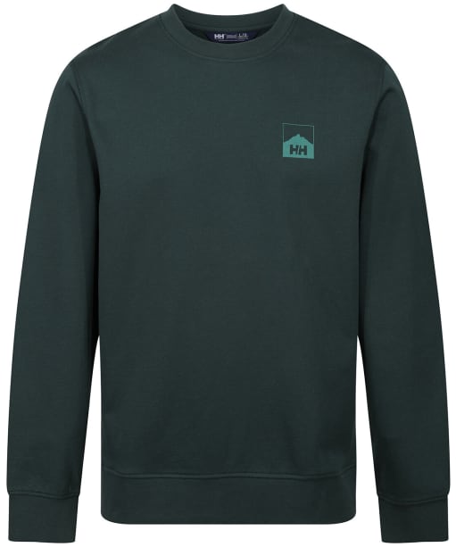 Men’s Helly Hansen Nord Graphic Crew Sweatshirt - Darkest Spruce