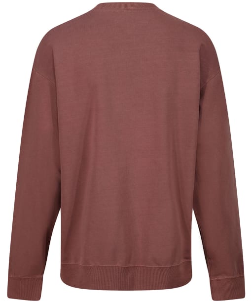 Women’s Tentree French Terry Oversized Crew - MESA RED