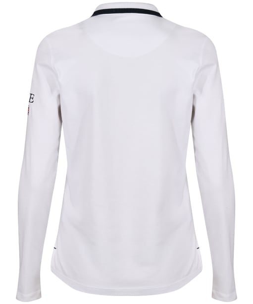 Women's Holland Cooper Classic Long Sleeve Polo Shirt - White