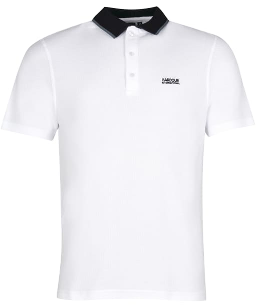 Men's Barbour International Crosby Polo Shirt - White
