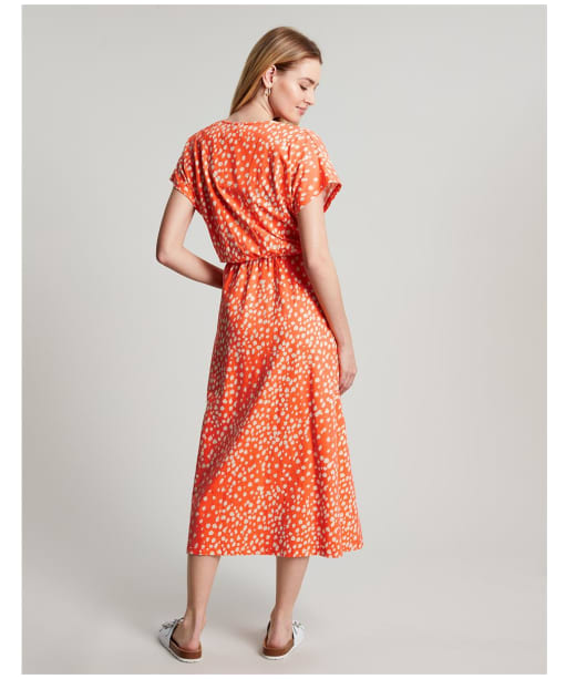 Women's Joules Vivian Dress - Bright Coral Spot