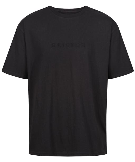 Men's Brixton Alpha Line S/S Relaxed Tee - Black Garment Dye