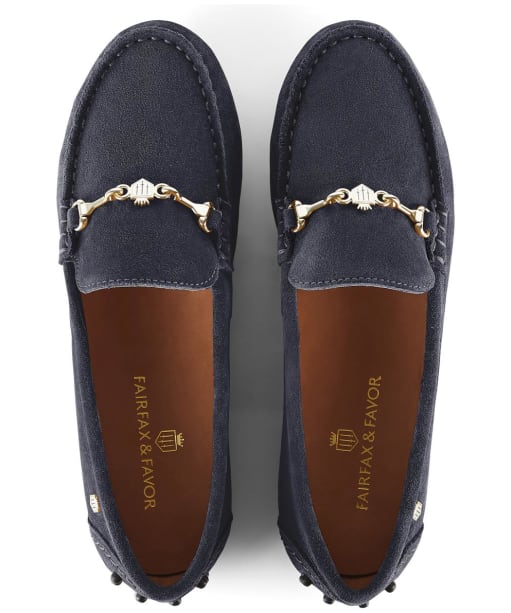 Women’s Fairfax & Favor Trinity Driver - Navy Suede