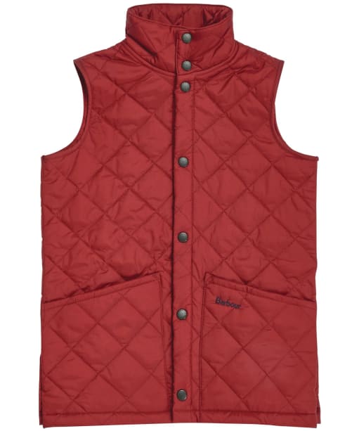 Boy's Barbour Liddesdale Gilet, 6-9yrs - Dark Red