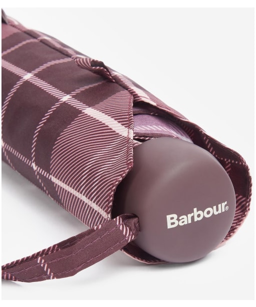 Women's Barbour Portree Umbrella - Gardenia Tartan