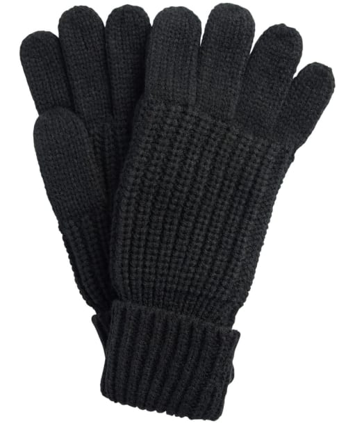 Women's Barbour Saltburn Knitted Gloves - Black