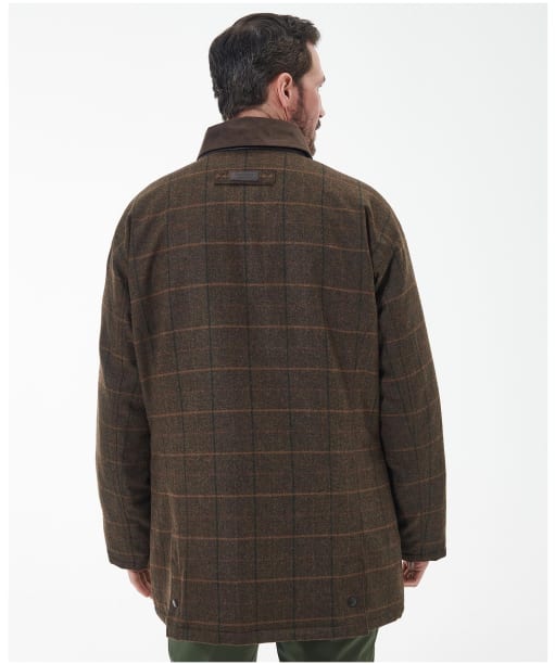 Men's Barbour Beaconsfield Wool Jacket - Burnhill Brown Check