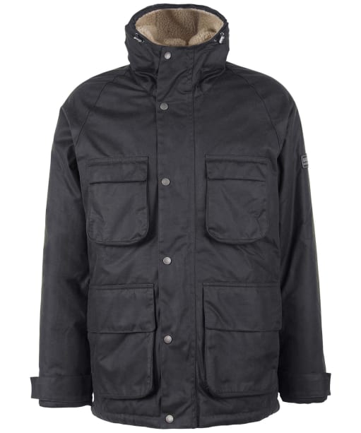 Navy barbour clearance wax jacket