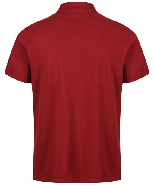 Men's Gant Regular Contrast Pique Short Sleeve Rugger Polo Shirt - Plumped Red