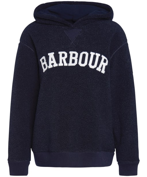 Women's Barbour Northumberland Fleece Hoodie - Navy