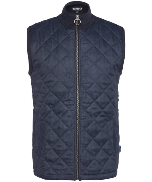Men's Barbour Cresswell Knitted Gilet - Charcoal