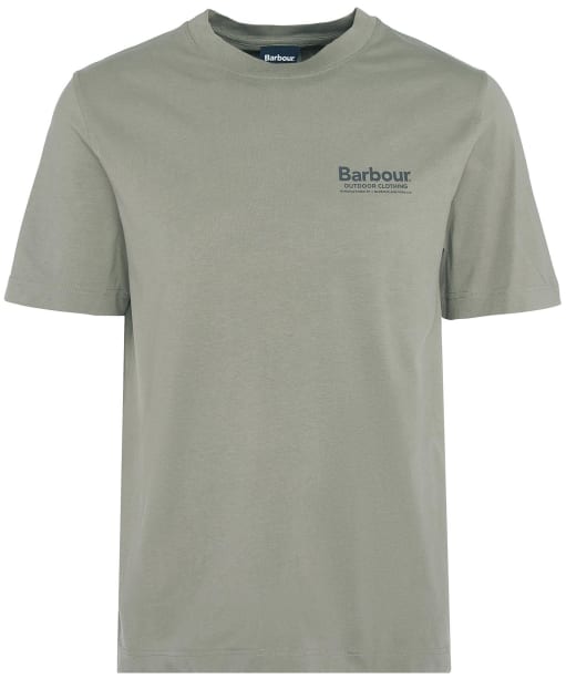Men's Barbour Catterick Cotton Short Sleeve T-Shirt - Dusty Olive