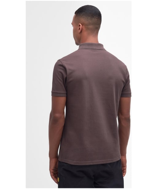 Men's Barbour International Essential Polo - Bitter Chocolate