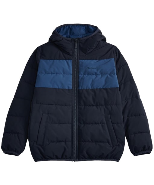 Boy's Barbour Bobby Quilted Jacket, 10-15yrs - Navy