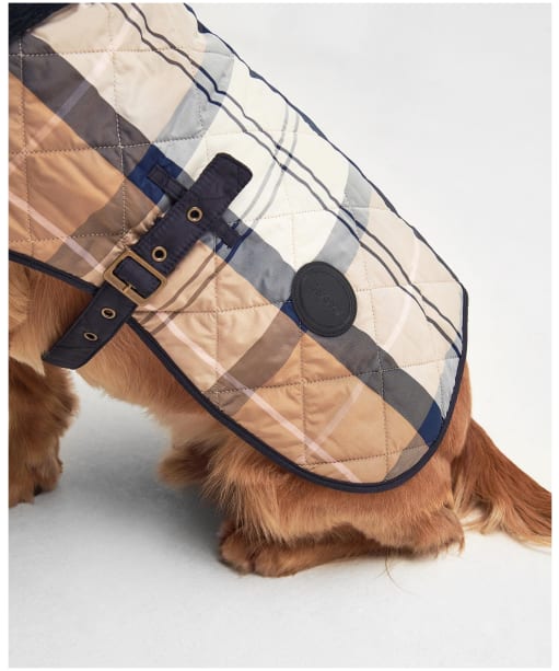 Barbour Quilted Tartan Dog Coat