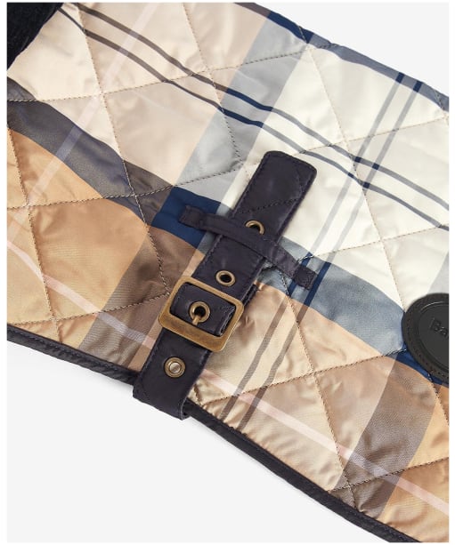 Barbour Quilted Tartan Dog Coat