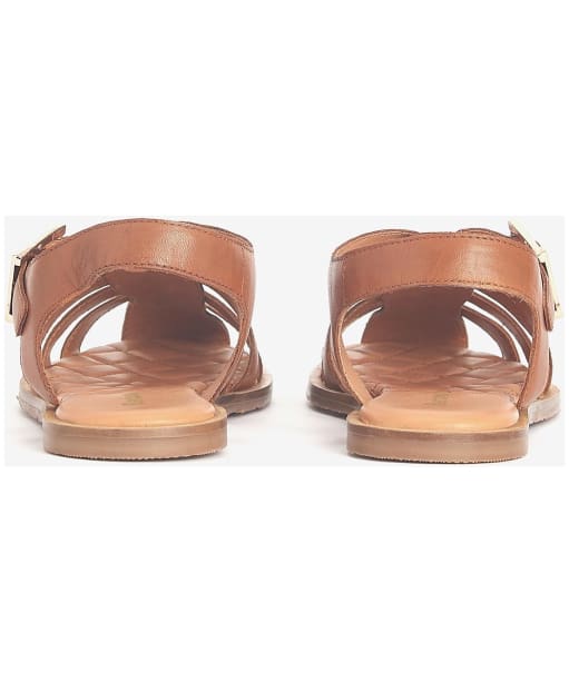 Women's Barbour Macy Leather Fishermans Style Sandals - Cognac